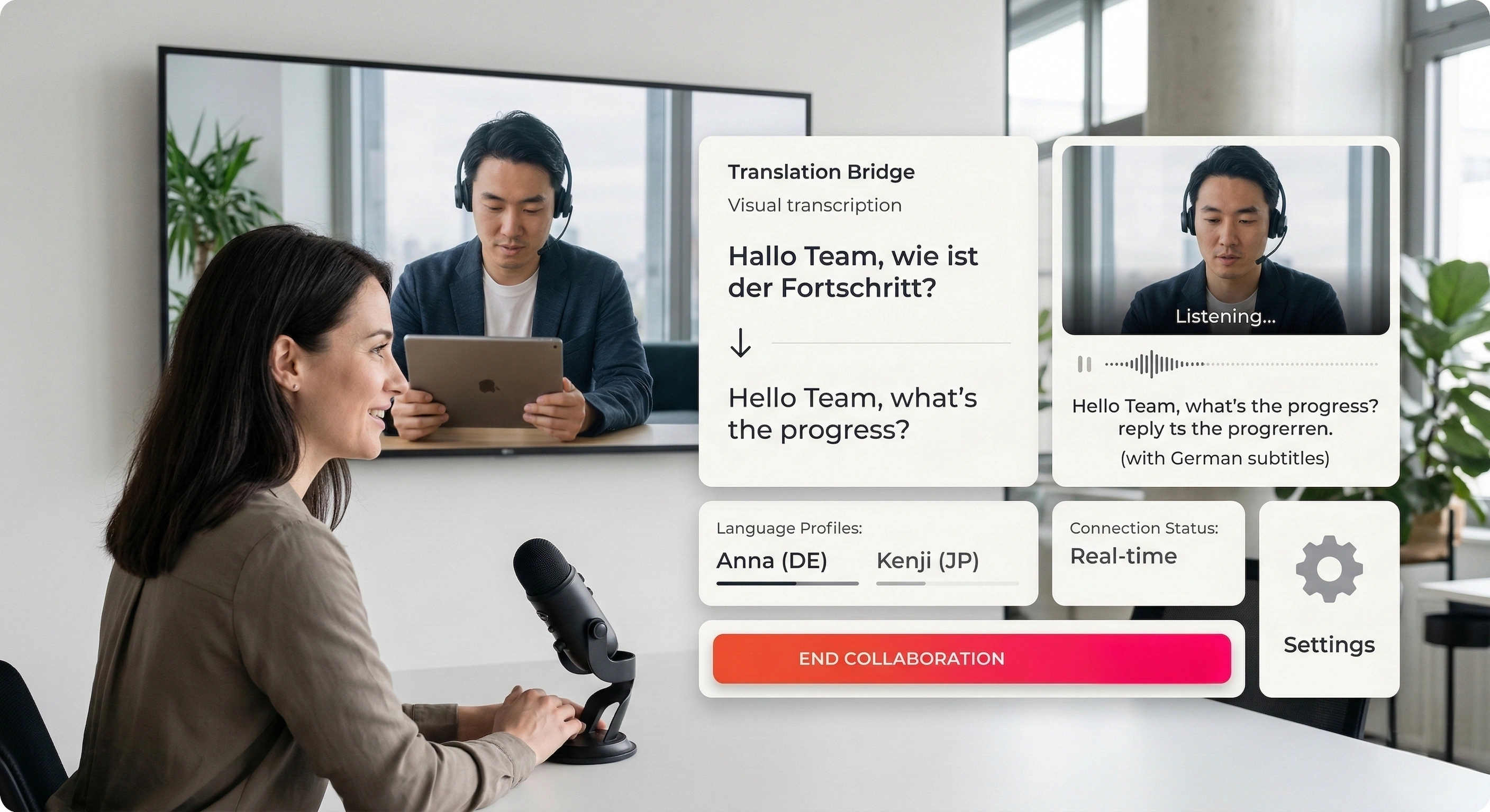 Real-Time Translation for Global Remote Teams